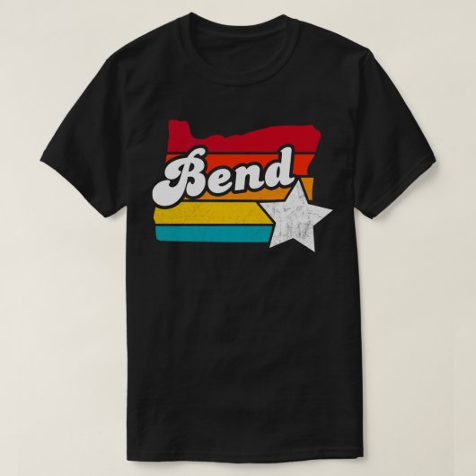 Bend Oregon Verdrietig Souvenir 2 T-shirt (Design voorkant)
