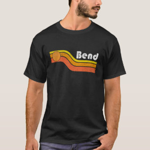 Bend - Vintage Mannen Vrouwen 70s 80s Grafisch Coo T-shirt