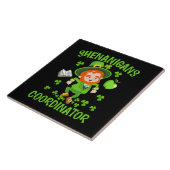 Bende Coördinator Grappige Leraar St. Patrick Tegeltje (Zijkant)