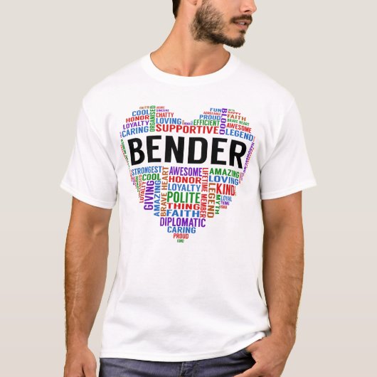 BENDER Legend Heart T-shirt (Voorkant)