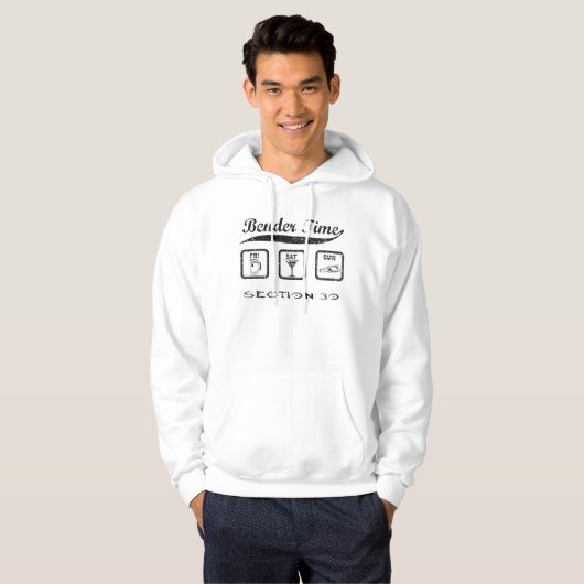 Bender Time Mannen Hoodie (Voorkant volledig)