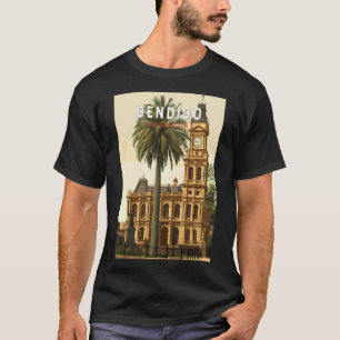 Bendigo Australia Travel Art Vintage T-shirt