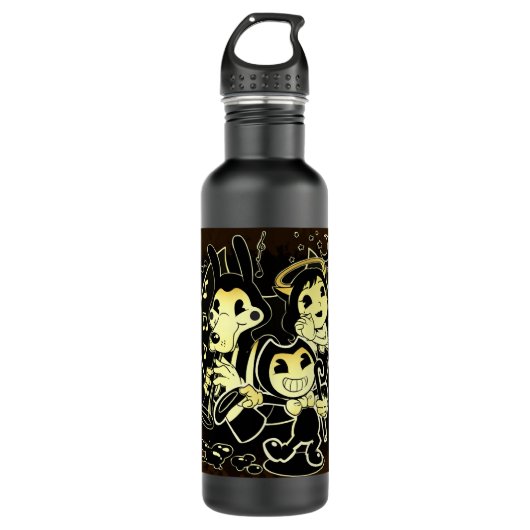 Bendy Boris en Alice Waterfles (Voorkant)