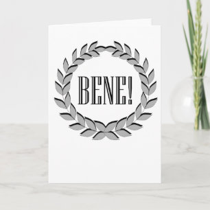 Bene! Goede baan! Kaart