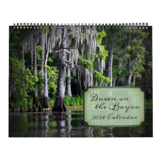 Beneden op de Bayou 2024 Kalender