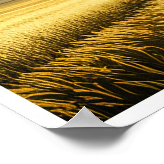 Beneden op het Boerderij - UFO Art Print (Hoek)