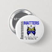 Beneden Syndrome Awareness Matets Ronde Button 5,7 Cm (Voorkant /achterkant)