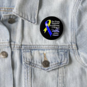 Beneden Syndrome Support Hope Awareness Ronde Button 5,7 Cm (In situ)