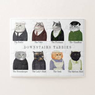 BENEDEN TABBIES 11x14 Grote Stukken Puzzel