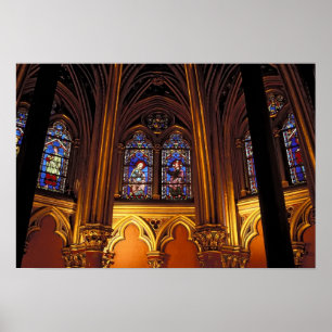 Benedengebedshuis van La Sainte-Chapelle, Parijs, Poster