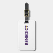 Benedict College Bagagelabel (Voorkant verticaal)