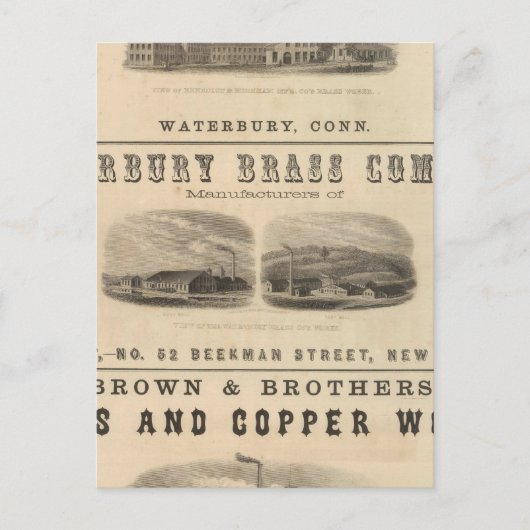 Benedict en Burnham Manufacturing Company Briefkaart (Voorkant)