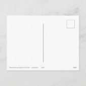 Benedict XVI briefkaart waterverf (Achterkant)