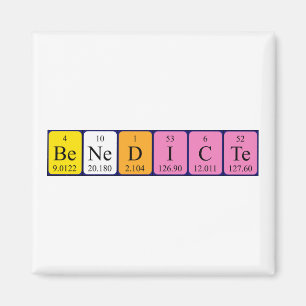 Benedicte periodieke lijstnaam magnet magneet