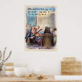 @BenedictFarse vingerafdruk Poster (Keuken)