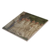 Benedictine Monks uit het leven van St. Benedict ( Tegeltje (Zijkant)