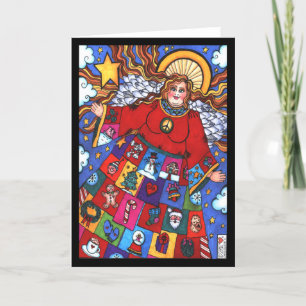 Bénédiction abondante Carte Ange de Noël