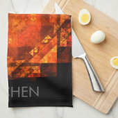 Bénédiction Abstraite Art Serviette de cuisine (Quart Plié)