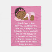 Bénédiction - Couverture en polaire, 60"x80" (Devant)