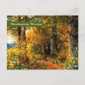 Bénédiction d'action de grâce. Carte postale Art (Devant)