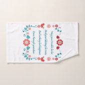 Bénédiction de 25 (Serviette à main)