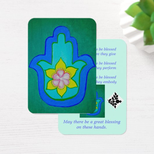 Bénédiction de la carte main (Bureau)