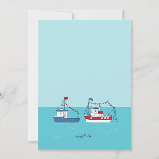 Bénédiction de la flotte Invitation (Dos)