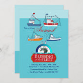 Bénédiction de la flotte Invitation (Devant / Derrière)