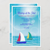 Bénédiction de la flotte Invitation (Devant / Derrière)
