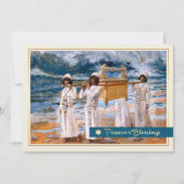 Bénédiction de la Pâque. Carte de voeux pour les b (Devant)