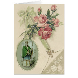Bénédiction de la Saint-Patrick Roses Vintage Reli