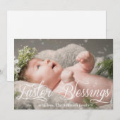 Bénédiction de Pâques Bébé Enfants Carte photo de (Devant / Derrière)