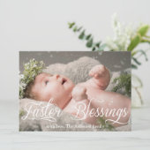 Bénédiction de Pâques Bébé Enfants Carte photo de (Debout devant)