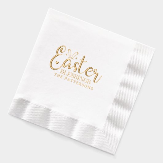 Bénédiction de Pâques Typographie de script Nom re (Gauche)