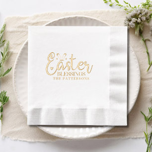 Bénédiction de Pâques Typographie de script Nom re