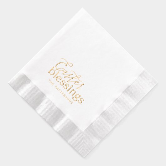 Bénédiction de Pâques Typographie de script Nom re (Droite)