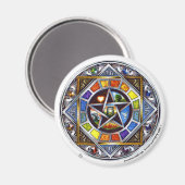 Bénédiction des éléments Magnet rond (Recto/Verso)