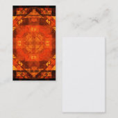 Bénédiction du Carte de visite d'art Abstrait (Devant / Derrière)