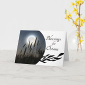 Bénédiction pour Ostara Spring carte équinoxe Vern (Fleur jaune)