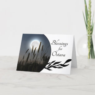 Bénédiction pour Ostara Spring carte équinoxe Vern