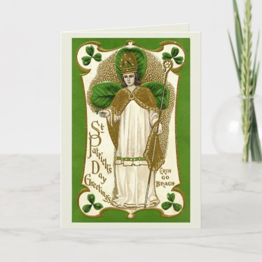 Bénédiction sur la Saint Patrick's Day - Carte (Devant)