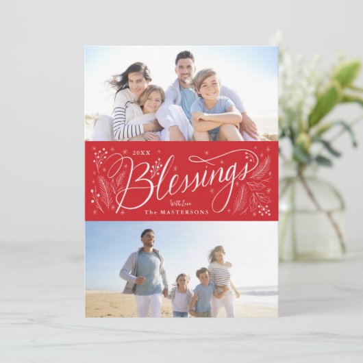 Bénédictions à la main 2 Photo Carte de vacances (Debout devant)