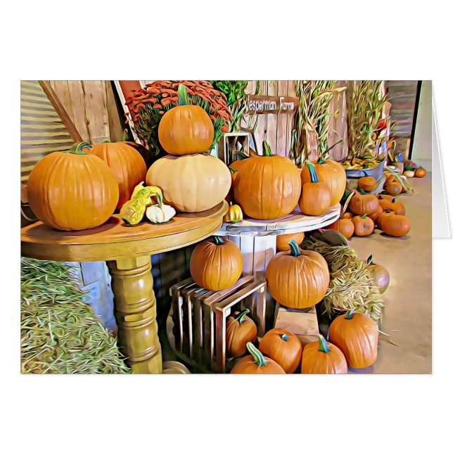 Bénédictions d'automne et Joyeux Halloween à vous  (Devant horizontal)