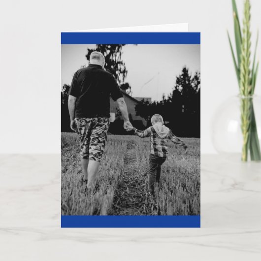 Bénédictions de carte de fête des pères de Dieu (Devant)