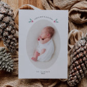 Bénédictions de Noël Mistletoe Faire-part de naiss