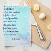 Bénédictions de Noël Nan Serviettes de cuisine (Quart Plié)