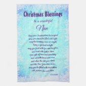 Bénédictions de Noël Nan Serviettes de cuisine (Vertical)