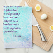 Bénédictions de Noël Serviettes de cuisine (Quart Plié)