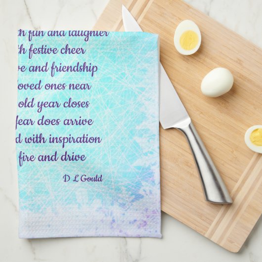 Bénédictions de Noël Serviettes de cuisine (Quart Plié)