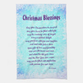 Bénédictions de Noël Serviettes de cuisine (Vertical)